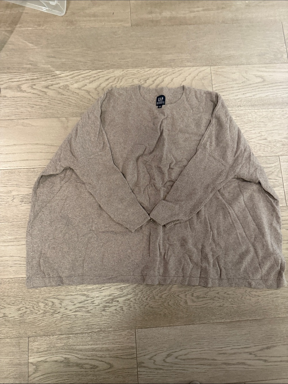 GAP Neutral Taupe Crewneck Sweater
